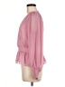 Express 100% Polyester Pink Long Sleeve Blouse Size M - photo 5
