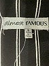 Almost Famous Stripes Black Cocktail Dress Size S - photo 7