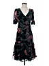 Max Studio Floral Black Cocktail Dress Size XS - photo 1