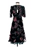 Max Studio Floral Black Cocktail Dress Size XS - photo 2