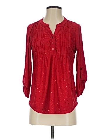 Notations Long Sleeve Blouse (view 1)