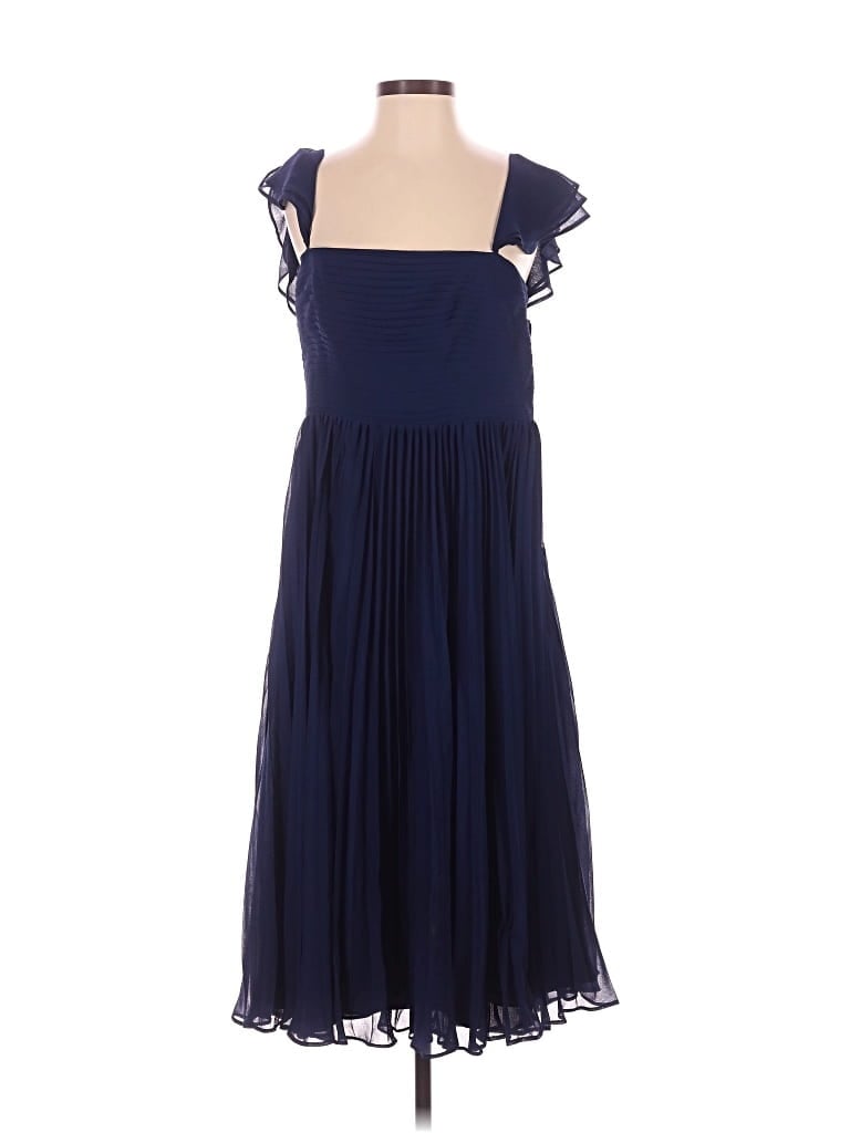 Pre-owned Fame And Partners Cocktail Dress In Blue