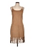 Say What? 100% Polyester Tan Casual Dress Size L - photo 1