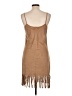Say What? 100% Polyester Tan Casual Dress Size L - photo 2