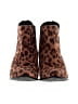 Esprit Animal Print Brown Orange Ankle Boots Size 8 - photo 2