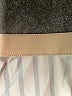 Unbranded 100% Polyester Stripes Tan Long Sleeve Blouse Size M - photo 7