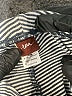 Tea 100% Cotton Stripes White Leggings Size 6-12 mo - photo 3