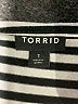 Torrid Stripes Black Casual Dress Size 1X Plus (1) - photo 7