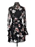 Nicholas 100% Silk Floral Black Cocktail Dress Size 2 - photo 2