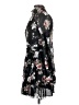 Nicholas 100% Silk Floral Black Cocktail Dress Size 2 - photo 5