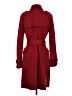 Banana Republic Solid Red Wool Coat Size S - photo 2
