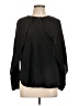 Cos 100% Silk Black Long Sleeve Blouse Size 10 - photo 1