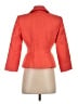 NIPON BOUTIQUE 100% Polyester Solid Pink Orange Blazer Size 2 Petite - photo 2