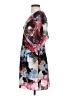 Leifsdottir Print Red Cocktail Dress Size 2 - photo 5