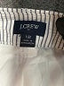 J.Crew Factory Store Stripes Silver Shorts Size 12 - photo 3