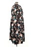 Torrid Floral Multi Color Brown Casual Dress Size 4X Plus (4) - photo 4