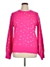 Crown & Ivy Polka Dots Pink Pullover Sweater Size XL - photo 1