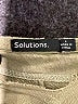Solutions Solid Green Casual Dress Size L - photo 7