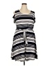 Unbranded Stripes Gray Casual Dress Size 2X - photo 1