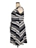 Unbranded Stripes Gray Casual Dress Size 2X - photo 5