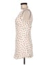 Zara 100% Viscose Hearts White Cocktail Dress Size M - photo 5