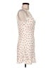 Zara 100% Viscose Hearts White Cocktail Dress Size M - photo 4