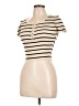 Love Tree Tan Short Sleeve Top Size L - photo 1