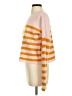 La Ligne 100% Cashmere Stripes Orange Cashmere Pullover Sweater Size XS - photo 5