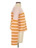La Ligne 100% Cashmere Stripes Orange Cashmere Pullover Sweater Size XS - photo 4