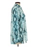Unbranded Animal Print Teal Long Sleeve Blouse Size L - photo 4