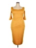 Unbranded Yellow Cocktail Dress Size 2X - photo 1
