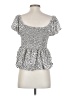 Japna Silver Short Sleeve Blouse Size XS (estimated) - photo 2