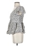 Japna Silver Short Sleeve Blouse Size XS (estimated) - photo 5