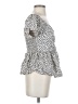 Japna Silver Short Sleeve Blouse Size XS (estimated) - photo 4