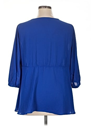 Torrid 3/4 Sleeve Blouse (view 2)