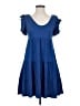 Max Studio Blue Casual Dress Size S - photo 1