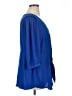 Torrid 100% Polyester Blue 3/4 Sleeve Blouse Size 1X Plus (1) - photo 4