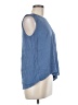 Coldwater Creek 100% Rayon Blue Sleeveless Blouse Size M - photo 4