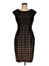 Connected Apparel Argyle Black Cocktail Dress Size 8 (petite) - photo 1