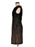 Connected Apparel Argyle Black Cocktail Dress Size 8 (petite) - photo 5