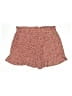 BTFBM 100% Polyester Floral Red Shorts Size 2X - photo 2