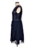Intrend 100% Polyester Blue Cocktail Dress Size L - photo 5