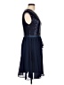 Intrend 100% Polyester Blue Cocktail Dress Size L - photo 4