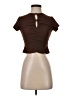 Divided by H&M Brown Short Sleeve Top Size S - photo 1