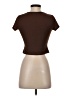 Divided by H&M Brown Short Sleeve Top Size S - photo 2