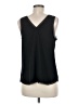 Halogen 100% Polyester Black Sleeveless Top Size M - photo 2