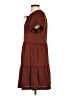 Evereve 100% Polyester Brown Casual Dress Size XS - photo 5