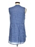 Fred David Blue Sleeveless Blouse Size M - photo 2