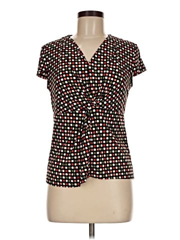 AK Anne Klein Short Sleeve Blouse (view 1)