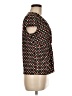 AK Anne Klein Polka Dots Black Short Sleeve Blouse Size M (petite) - photo 4